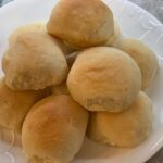 Warm and delicious dinner rolls, ready to enjoy!